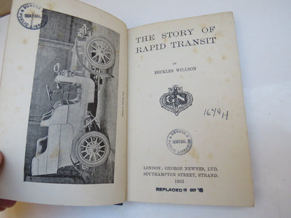 The Story of Rapid Transit by Beckles Willson, 1903 book image 4