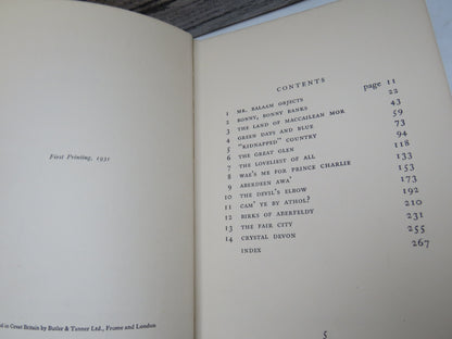 Let's See The Highlands By A.A. Thomson 1931 1st Edition