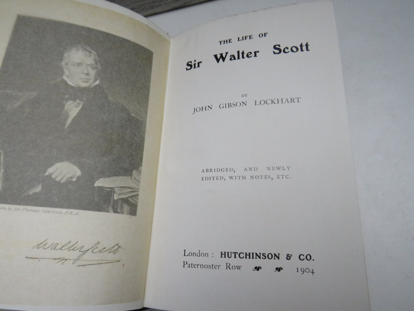 The Life of Sir Walter Scott by John Gibson Lockhart 1904