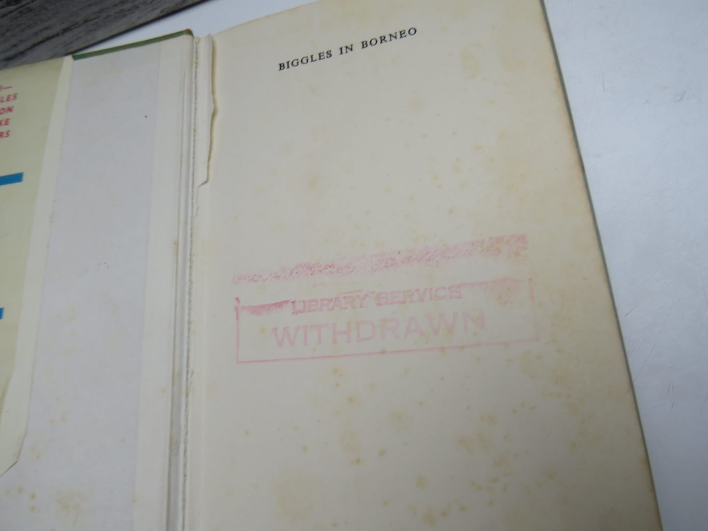 Biggles In Borneo By Captain W.E. Johns 1960