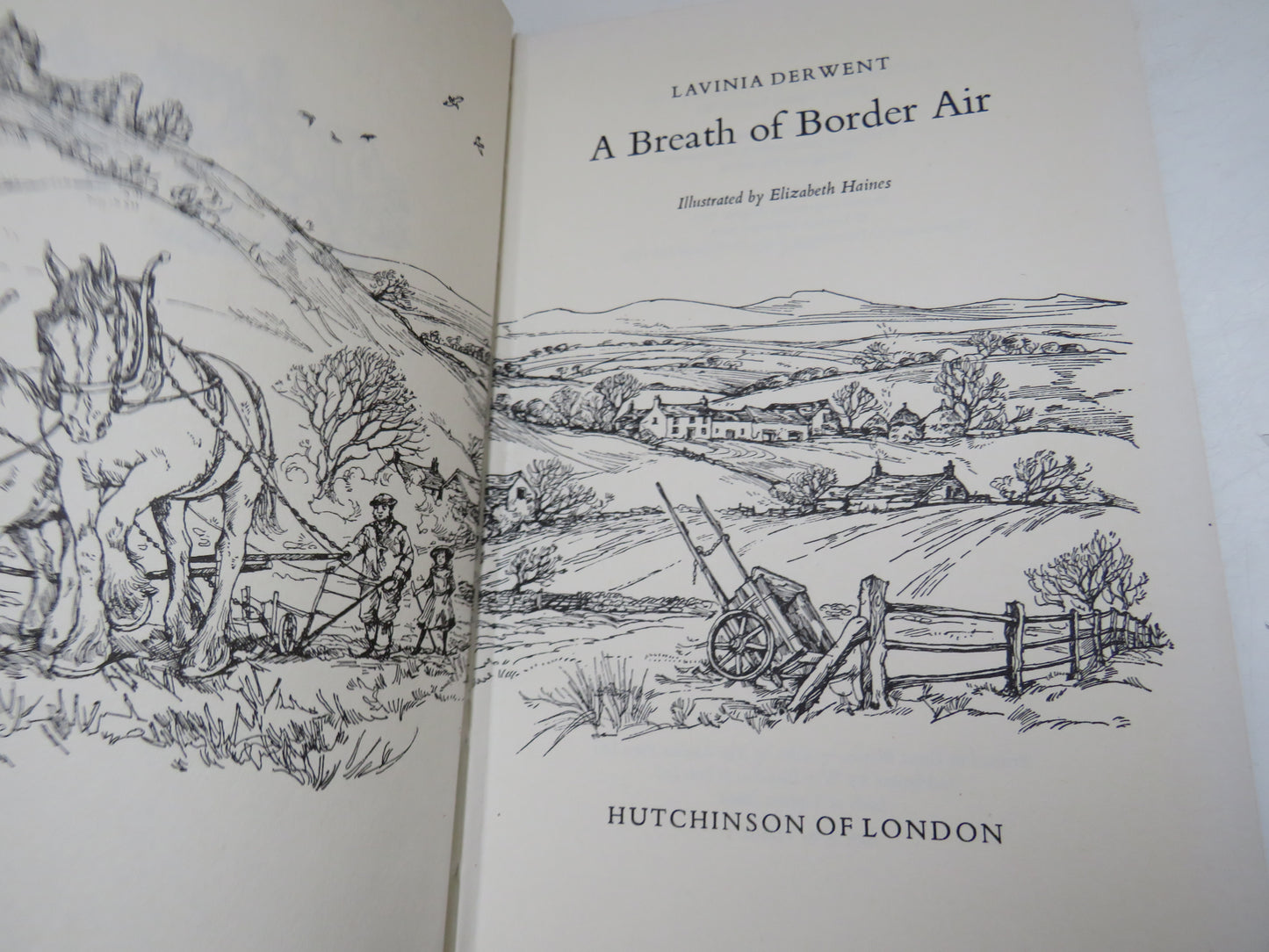A Breath of Border Air By Lavinia Derwent 1975