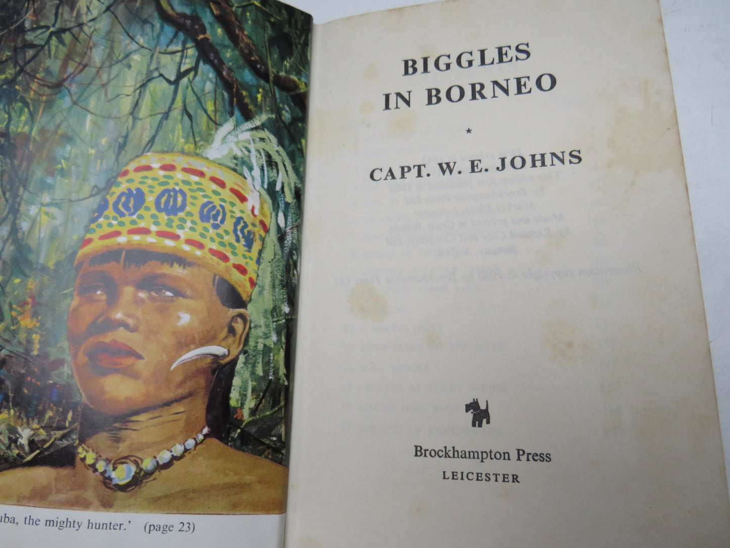 Biggles In Borneo By Captain W.E. Johns 1960