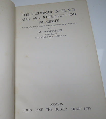 The Technique Of Prints And Art Reproduction Processes By Jan Poortenaar 1933 1st Edition book image 5