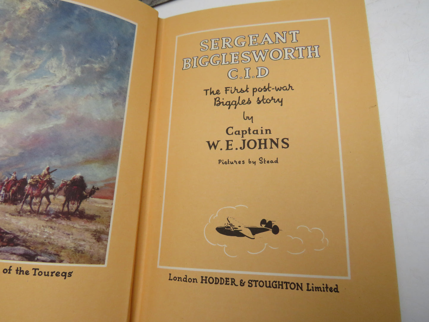 Sergeant Bigglesworth C.I.D The First Post War Biggles Story By Captain W. E. Johns 1946