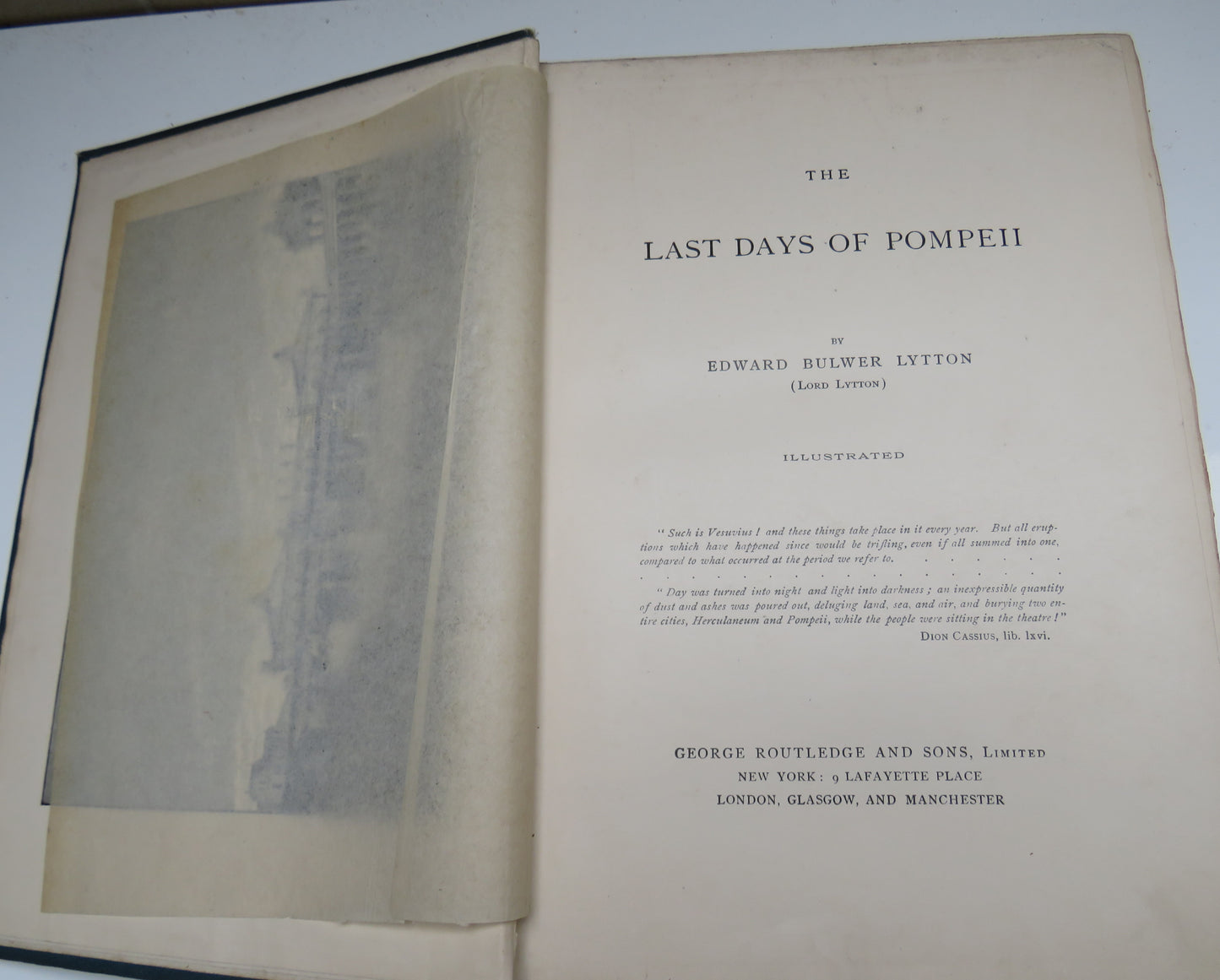 The Last Days Of Pompeii By Edward Bulwer Lytton