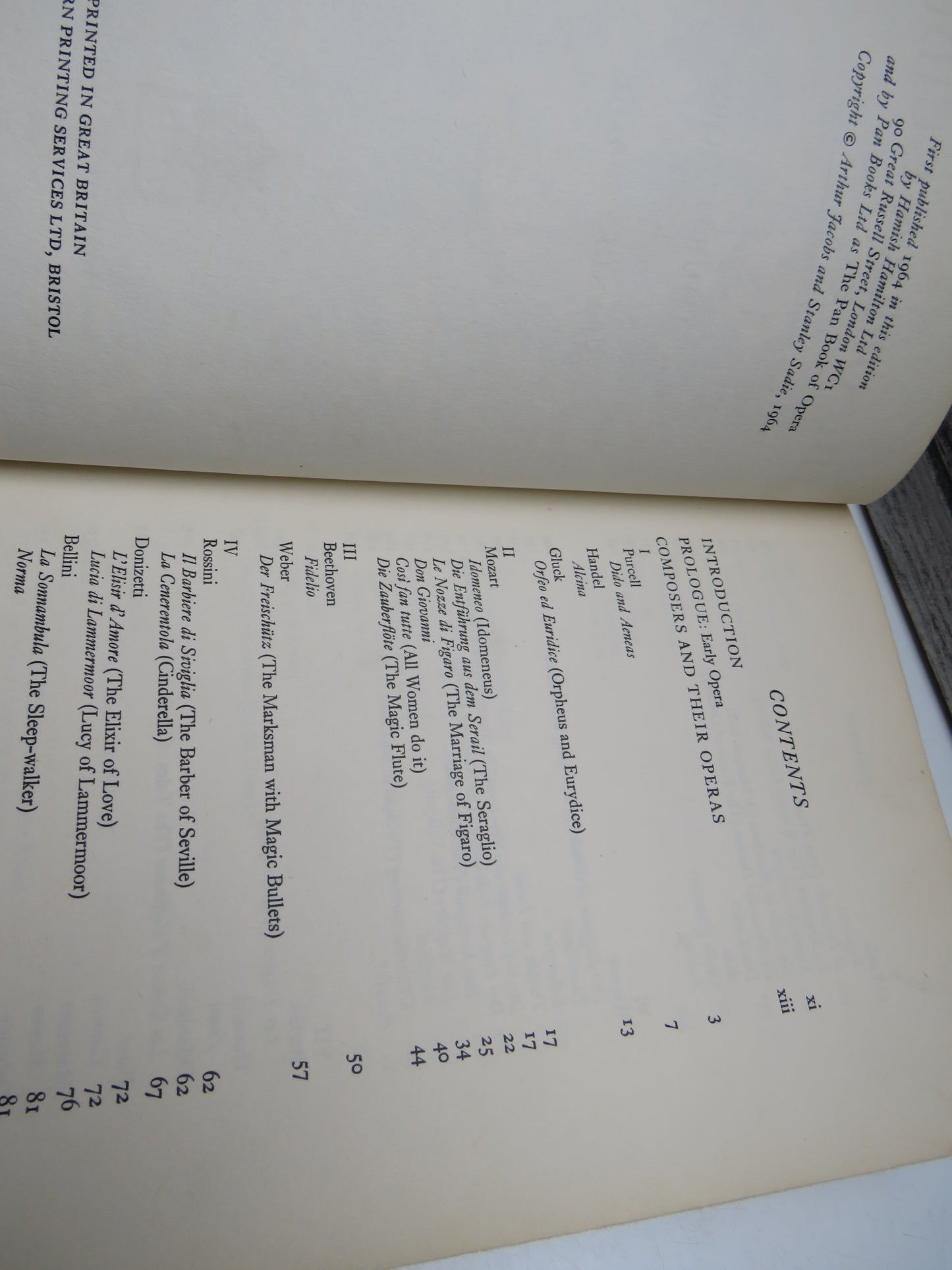 The Opera Guide by Arthur Jacobs and Stanley Sadie, 1964