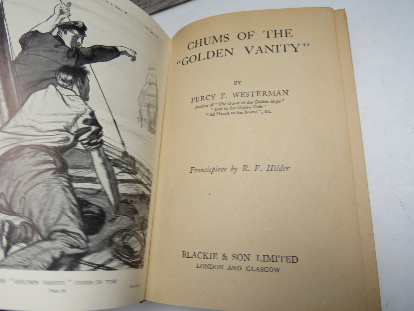 Chums of the 'Golden Vanity' by Percy F. Westerman