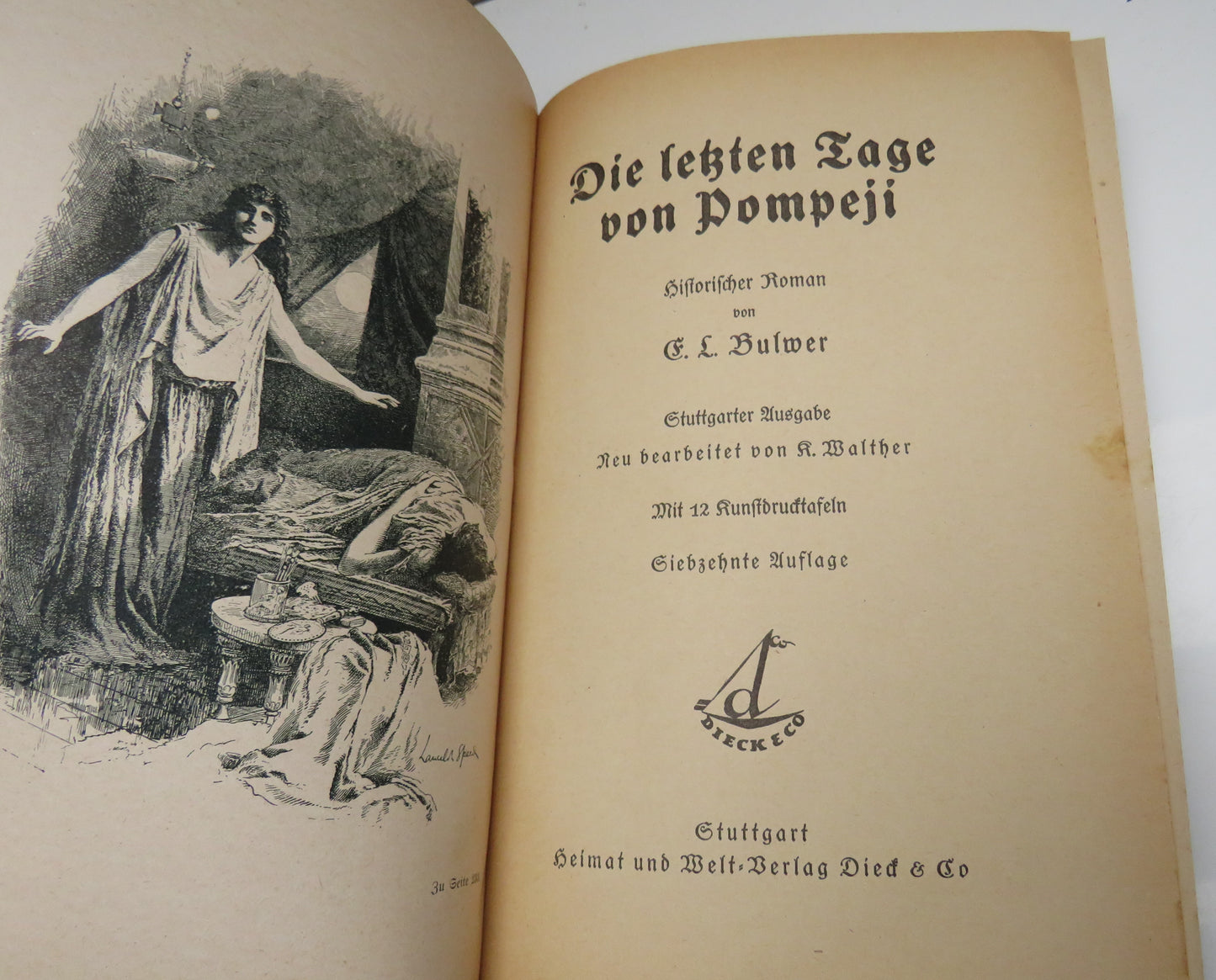 Die Letzten Tage Von Pompeji / The Last Days Of Pompeii By Sir Edward Bulwer Lytton 1923