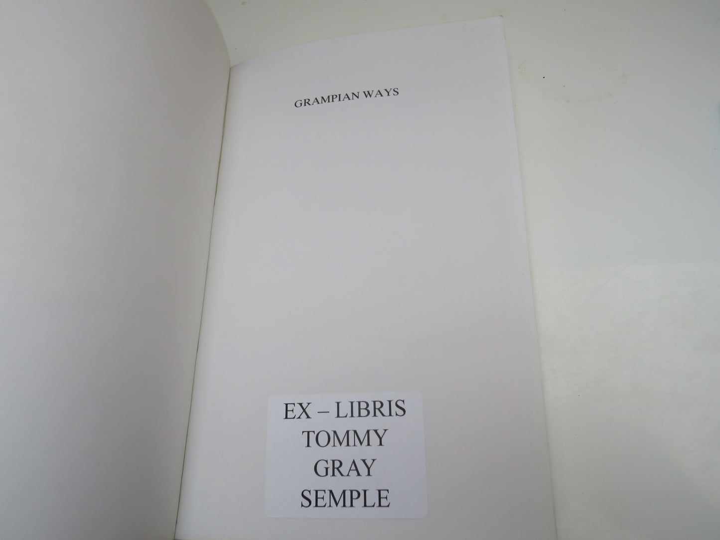 Grampian Ways, Journey over the Mounth by Robert Smith, 1991