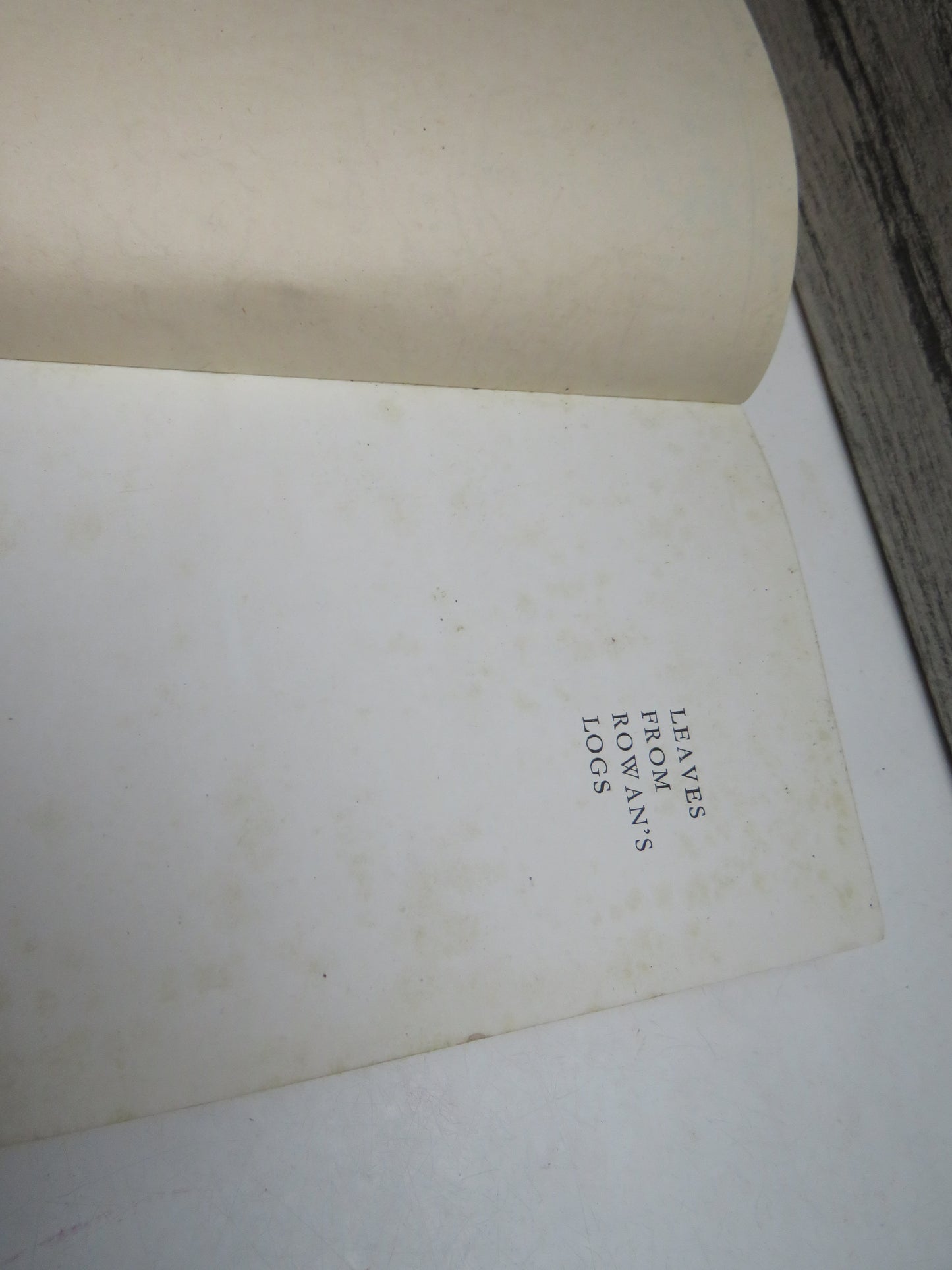 Leaves From Rowan's Logs, Cruises on West Coast of Scotland by Dr. R. B. Carslaw