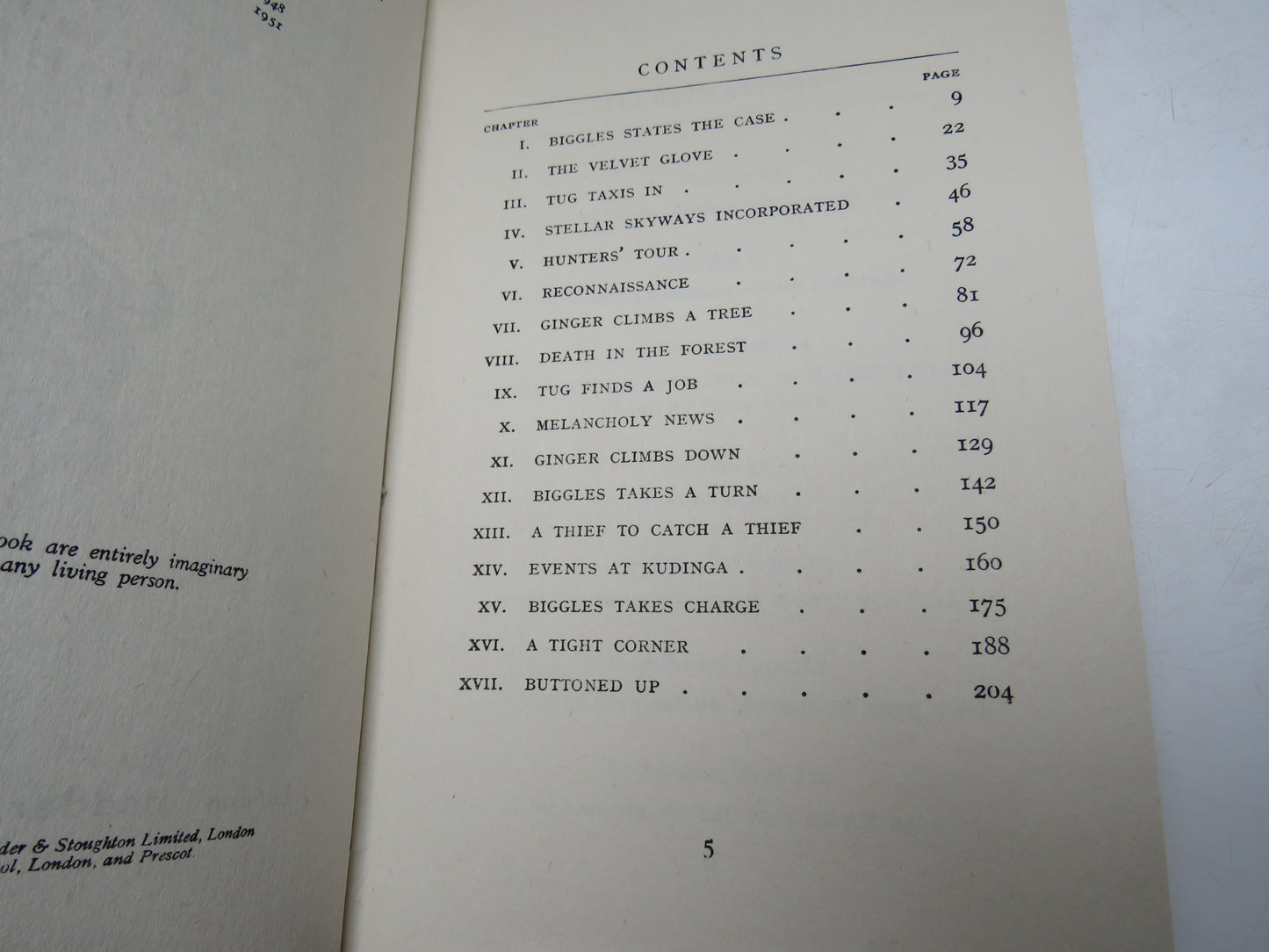 Biggles Hunts Big Game By Captain W.E. Johns 1951