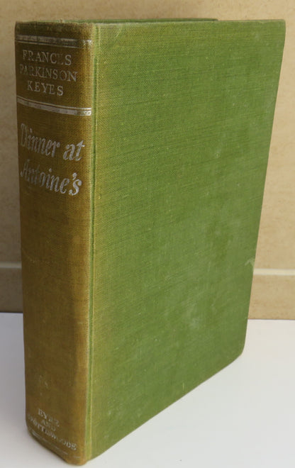Dinner At Antoine's By Frances Parkinson Keyes 1949 book image 2