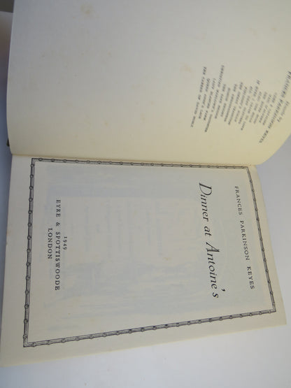 Dinner At Antoine's By Frances Parkinson Keyes 1949 book image 4