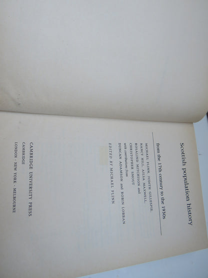 Scottish Population History From The 17thC Century To The 1930s book image 5