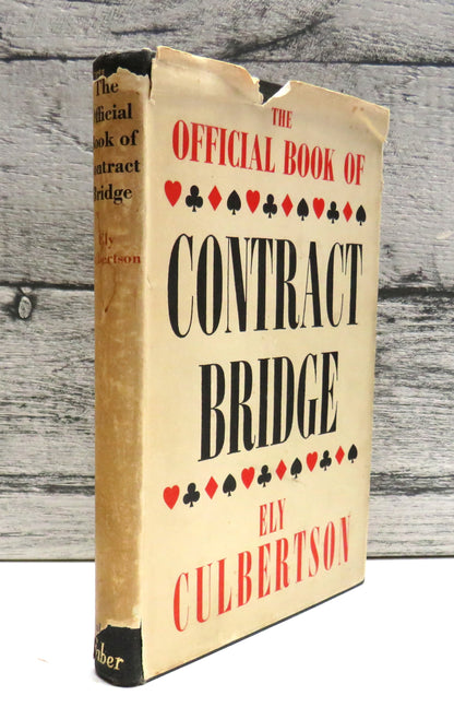 The Official Book of Contract Bridge by Ely Culbertson 1942 book front cover