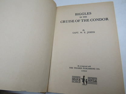 Biggles In The Cruise of the Condor By Captain W. E. Johns