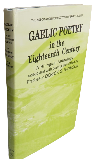 Gaelic Poetry In The Eighteenth Century A Bilingual Anthology 1993 book front cover