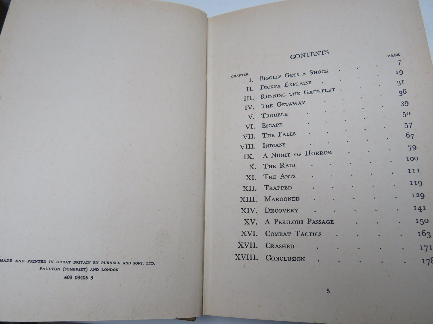 Biggles In The Cruise of the Condor By Captain W. E. Johns