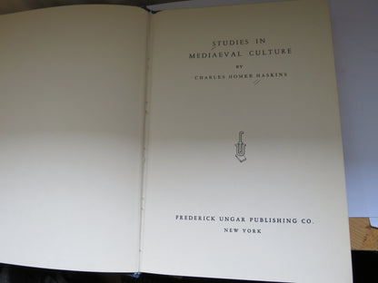 Studies In Mediaeval Culture By Charles Homer Haskins book image 5