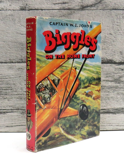 Biggles On The Home Front By Captain W. E. Johns 1957 1st Edition