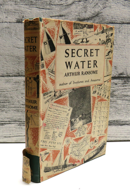 Secret Water by Arthur Ransome, 1946 book front cover
