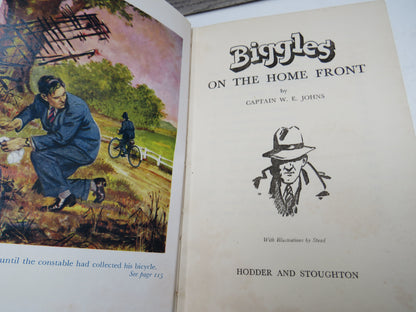 Biggles On The Home Front By Captain W. E. Johns 1957 1st Edition