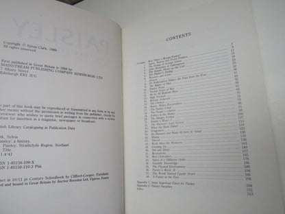 Paisley A History By Sylvia Clark 1988 book image 5