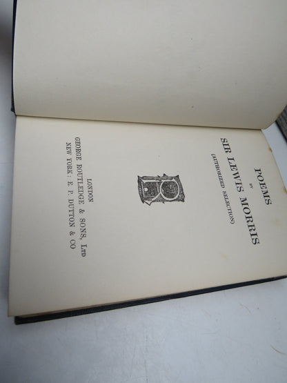 Poems by Sir Lewis Morris  (Authorized Selection) book image 4