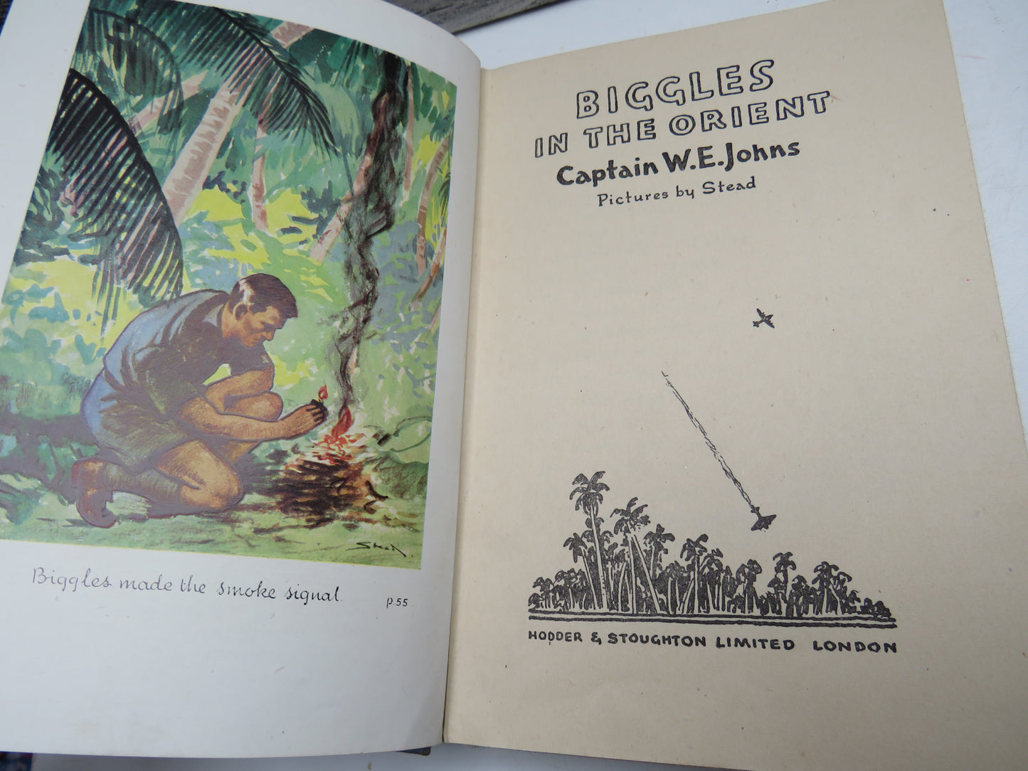 Biggles In The Orient By Captain W. E. Johns 1944 1st Edition