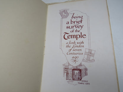 The Legacy of the Nine Knights being a brief survey of the Temple, a link with the London of seven C book image 3