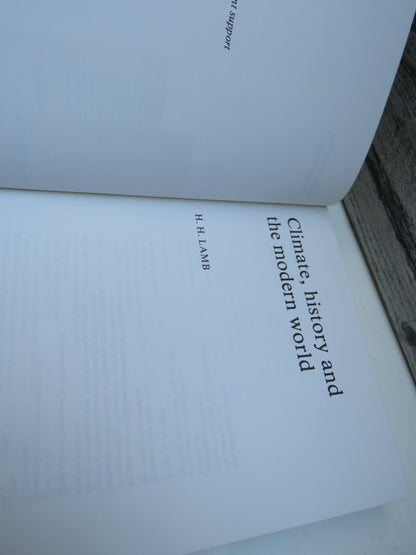 Climate, History and The Modern World By H.H. Lamb 1982 book image 5