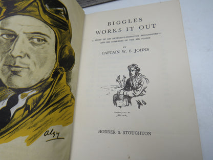 Biggles Works It Out By W. E. Johns 1951 1st Edition