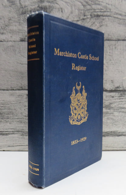 Merchiston Castle School Register 1833 to 1929 book front cover