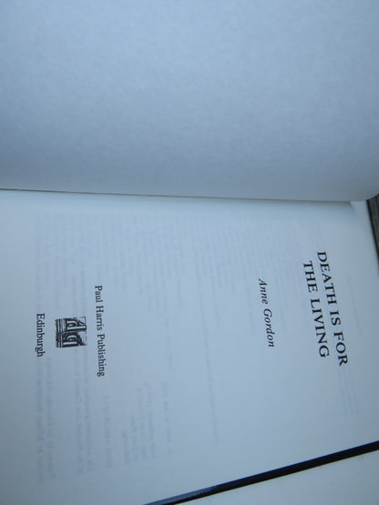 Death Is For The Living By Anne Gordon 1984 book image 3
