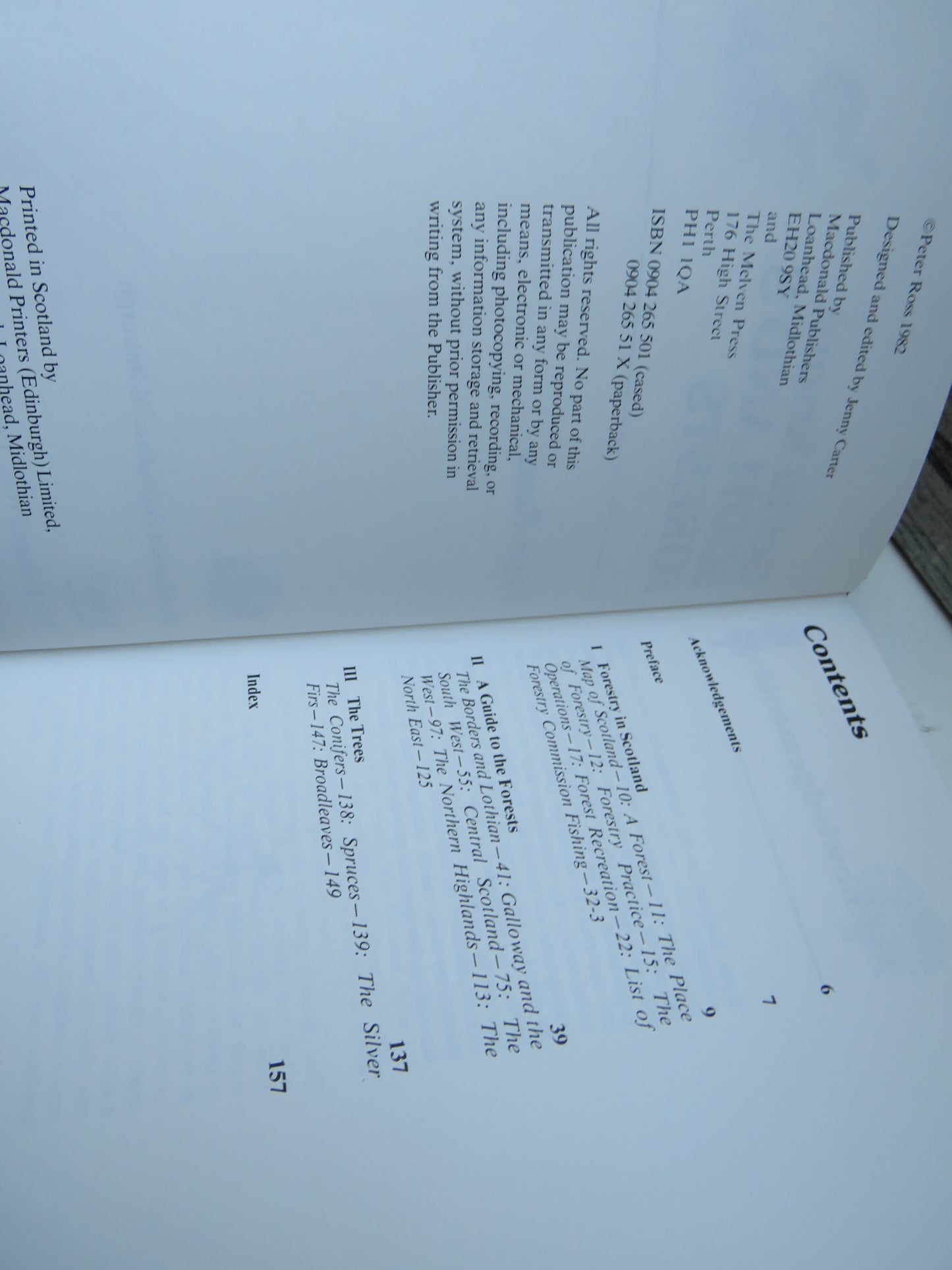 Get To Know Scotland's Forests By Peter Ross 1982