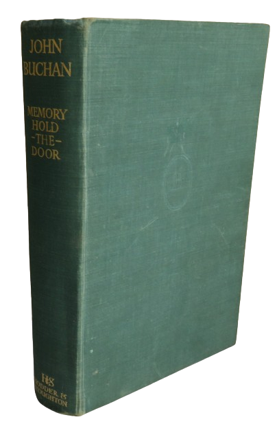 Memory Hold-The-Door By John Buchan 1941 book front cover