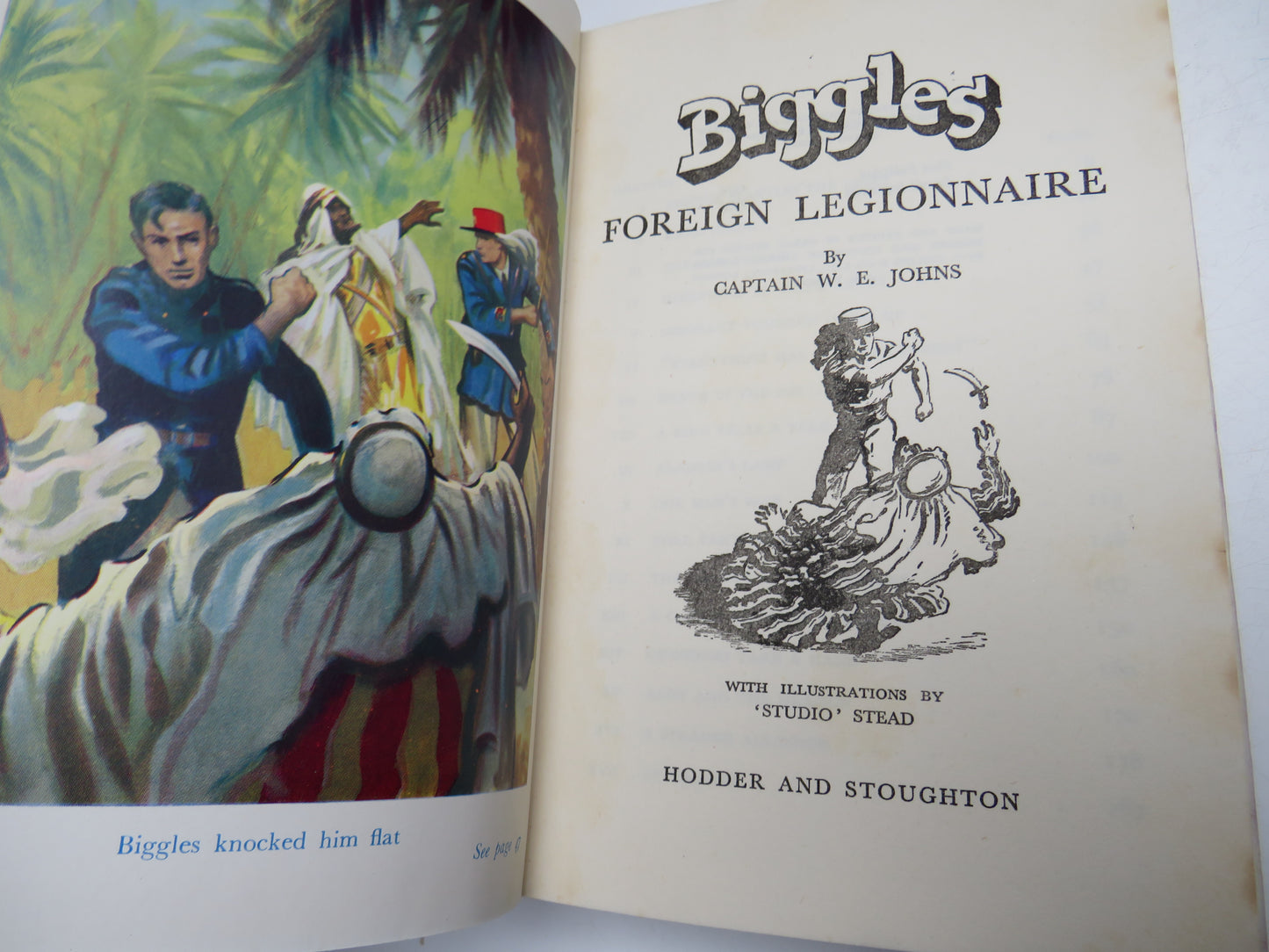 Biggles Foreign Legionnaire By Captain W. E. Johns 1955
