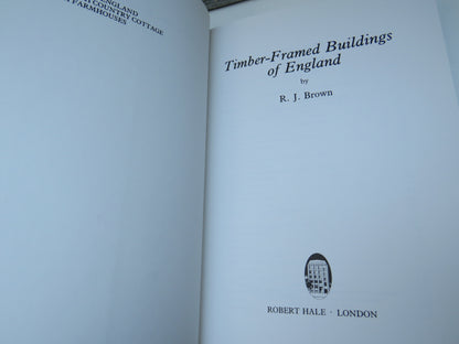 Timber-Framed Buildings of England By R. J. Brown 1986 book image 3