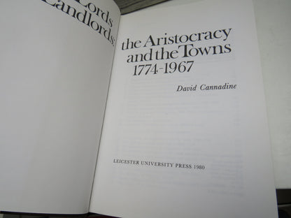 Lords and Landlords: The Aristocracy and the Towns 1774-1967 By David Cannadine 1980 book image 4