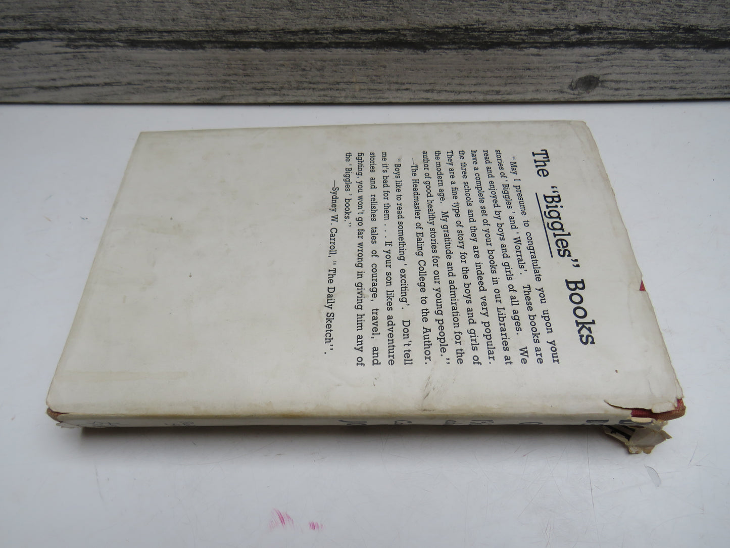 Biggles Delivers The Goods A Biggles Squadron Story By Captain W.E. Johns 1948