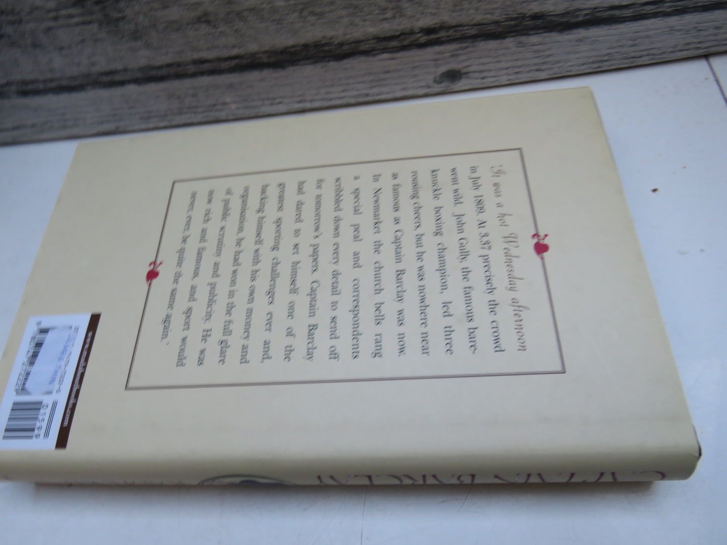 The Celebrated Captain Barclay Sport, Money and Fame In Regency Britain By Peter Radford 2001