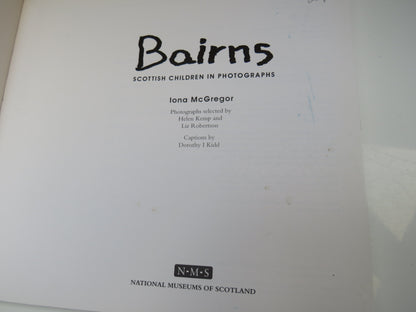 Bairns Scottish Children In Photographs By Iona McGregor 1994 book image 3