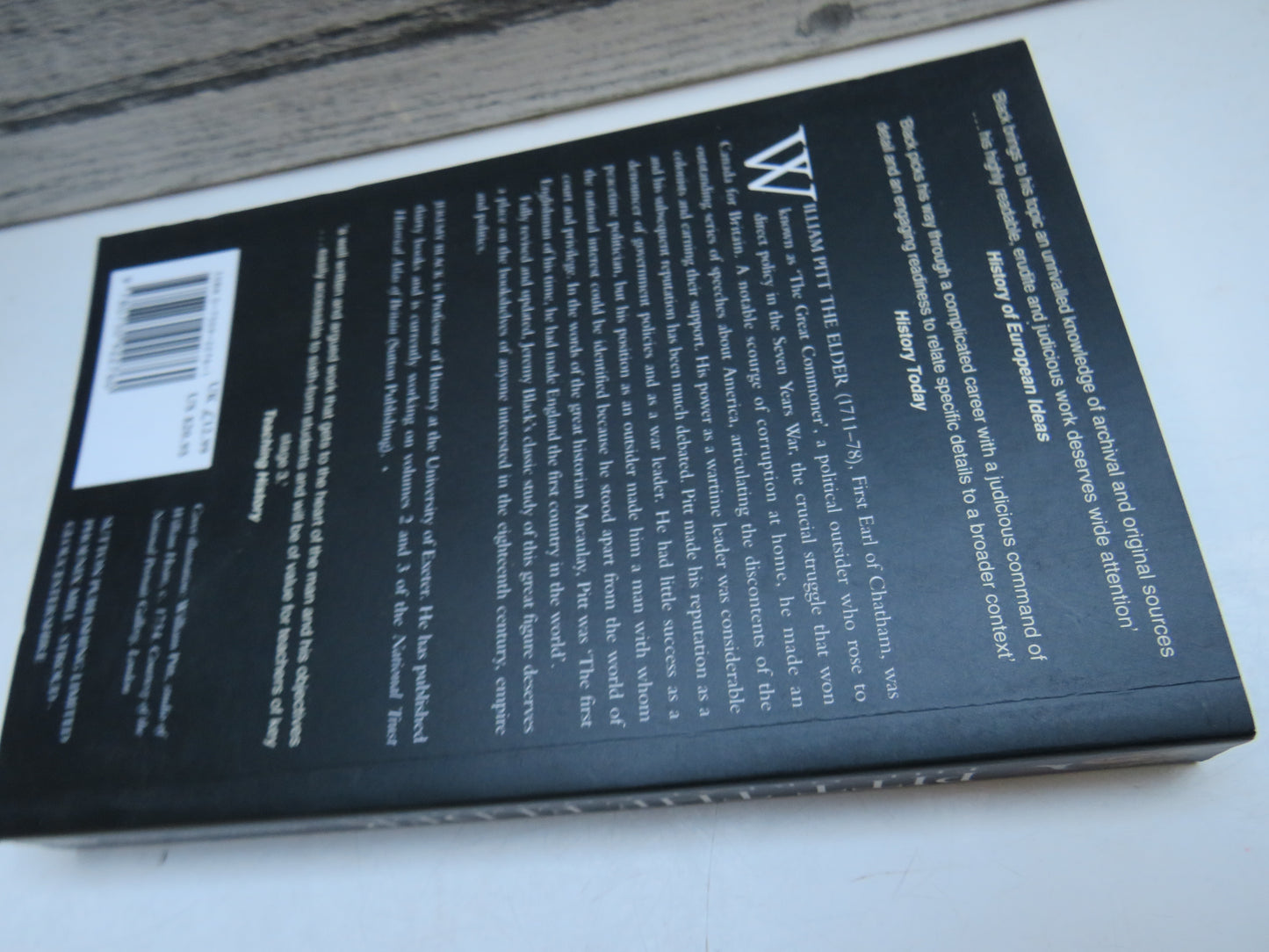 Pitt The Elder The Great Commoner By Jeremy Black 1999