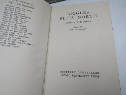 Biggles Flies North By Captain W. E. Johns 1952