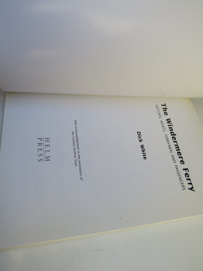 The Windermere Ferry History, Boats, Ferrymen and Passengers By Dick White book image 3