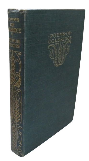 Poems of Coleridge By Arthur Symons 1905 book front cover