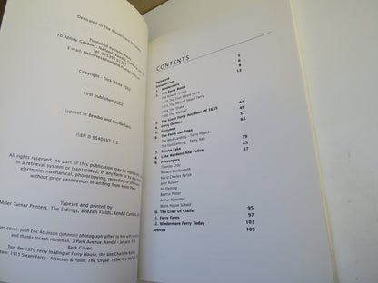The Windermere Ferry History, Boats, Ferrymen and Passengers By Dick White book image 4