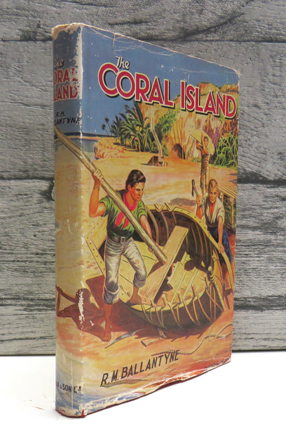 The Coral Island By R. M. Ba llantyne book front cover