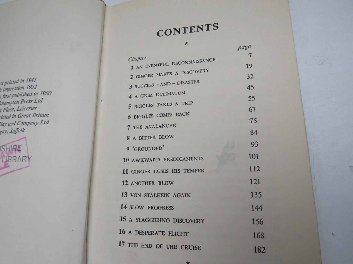 Biggles Sees It Through By Captain W.E. Johns 1960