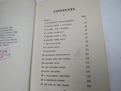 Biggles Sees It Through By Captain W.E. Johns 1960
